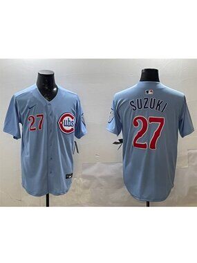 Seiya Suzuki Stitched Blue Jersey
